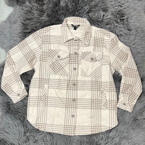 BC Clothing Jackets & Blazers - BC Clothing | Women's Shirt Jacket | Size M | Cream